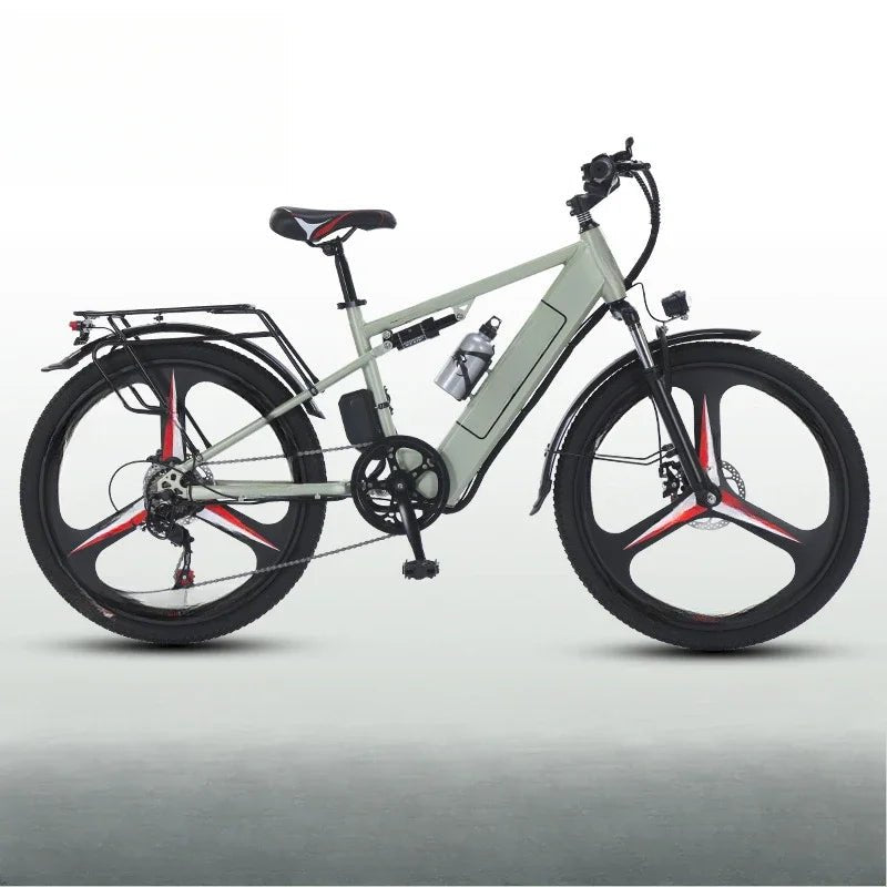 400W 48V Adult Electric Bike – 26" Aluminum Frame, 30Ah Lithium Battery, 60km+ Range, Spoke or Blade Wheel - All Service