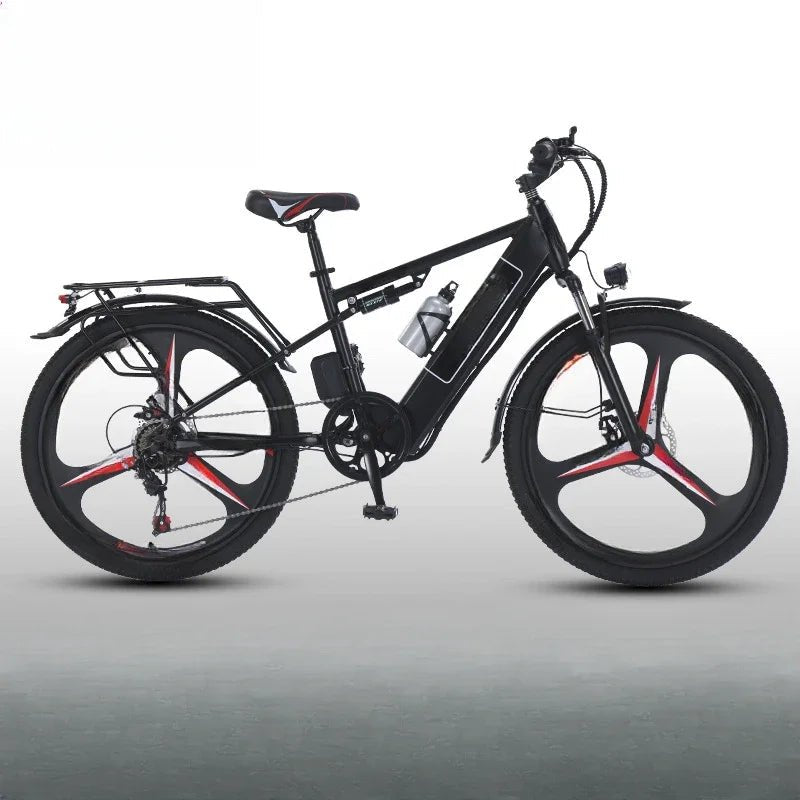 400W 48V Adult Electric Bike – 26" Aluminum Frame, 30Ah Lithium Battery, 60km+ Range, Spoke or Blade Wheel - All Service