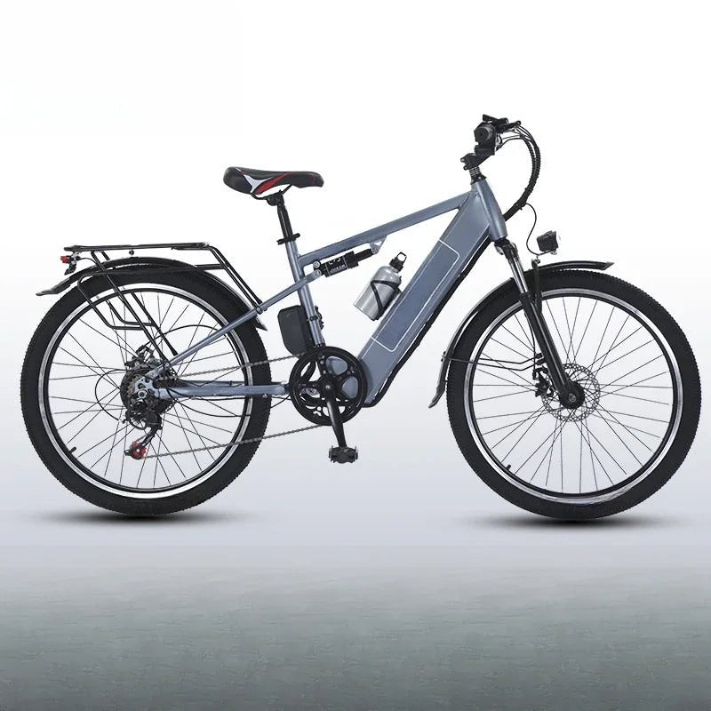 400W 48V Adult Electric Bike – 26" Aluminum Frame, 30Ah Lithium Battery, 60km+ Range, Spoke or Blade Wheel - All Service