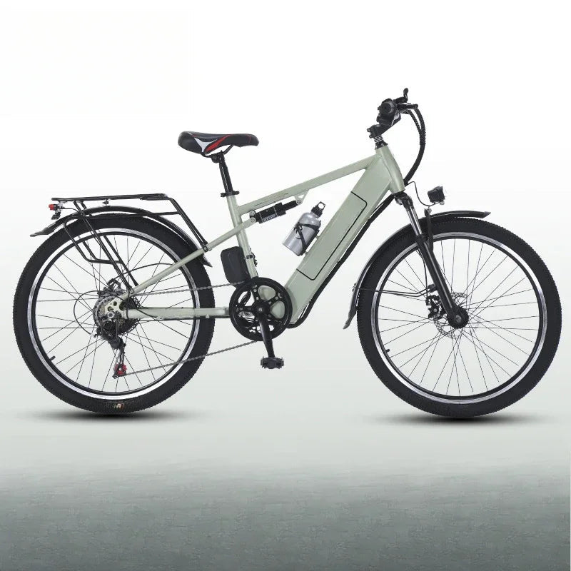 400W 48V Adult Electric Bike – 26" Aluminum Frame, 30Ah Lithium Battery, 60km+ Range, Spoke or Blade Wheel - All Service
