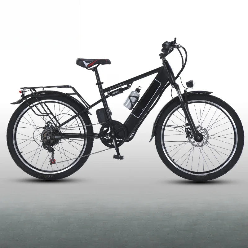 400W 48V Adult Electric Bike – 26" Aluminum Frame, 30Ah Lithium Battery, 60km+ Range, Spoke or Blade Wheel - All Service