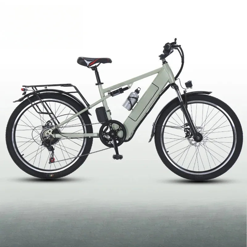 400W 48V Adult Electric Bike – 26" Aluminum Frame, 30Ah Lithium Battery, 60km+ Range, Spoke or Blade Wheel - All Service