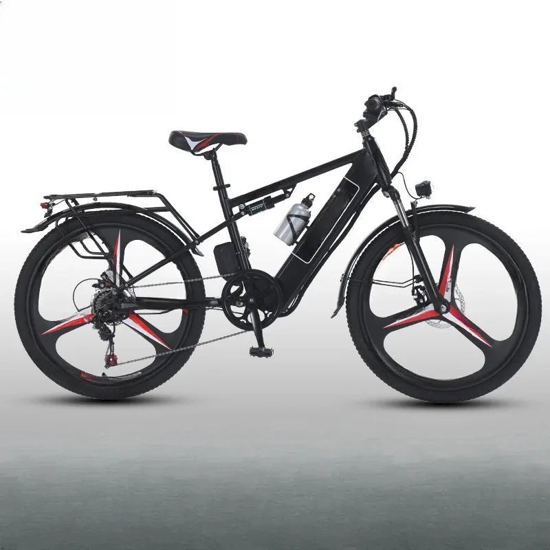 400W 48V Adult Electric Bike – 26" Aluminum Frame, 30Ah Lithium Battery, 60km+ Range, Spoke or Blade Wheel - All Service