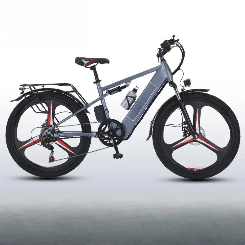 400W 48V Adult Electric Bike – 26" Aluminum Frame, 30Ah Lithium Battery, 60km+ Range, Spoke or Blade Wheel - All Service