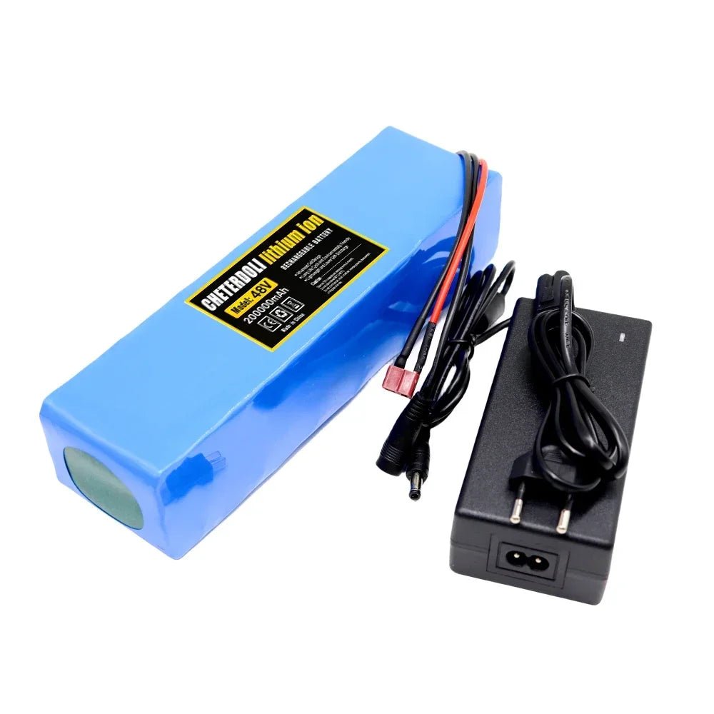 Aleaivy 48V 20Ah E - Bike Battery Pack – 13S3P 18650 Li - Ion for 1000W Bafang Conversion Kits + Charger - All Service