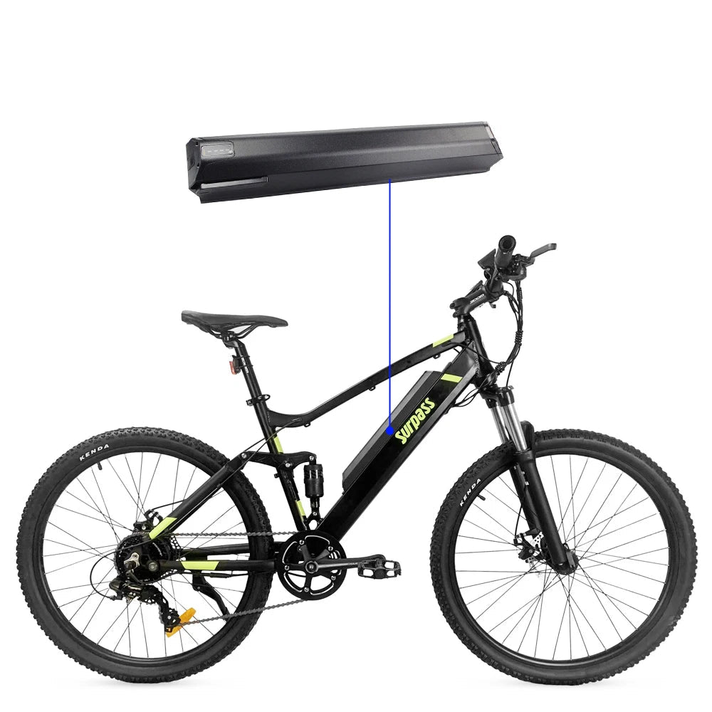Belicore 36V E - Bike Replacement Battery – 10.4Ah to 17.5Ah Semi - Hidden Inner Tube Pack for 250W–500W Motors - All Service