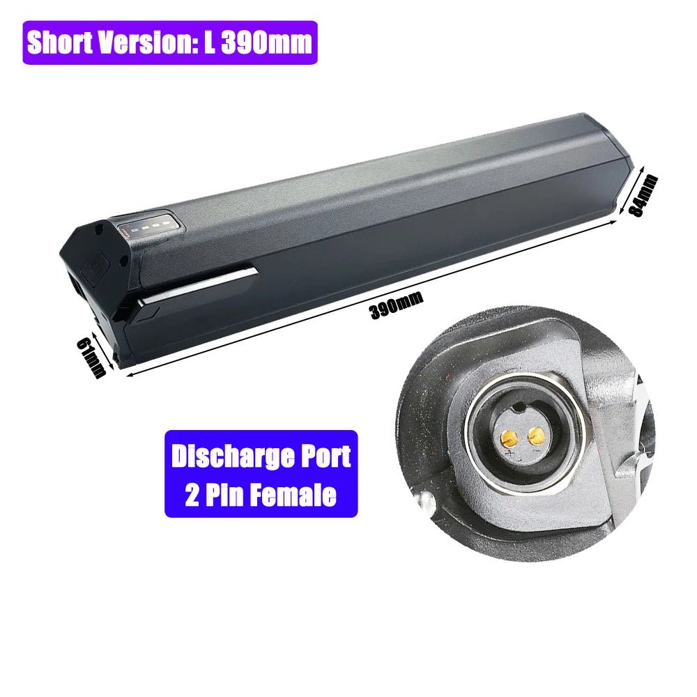 Belicore 36V E - Bike Replacement Battery – 10.4Ah to 17.5Ah Semi - Hidden Inner Tube Pack for 250W–500W Motors - All Service