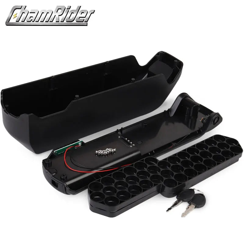 Chamrider E - Bike Down Tube Battery Box – 36V/48V, 10S4P/13S3P with 21700 Cells & Nickel Strips - All Service