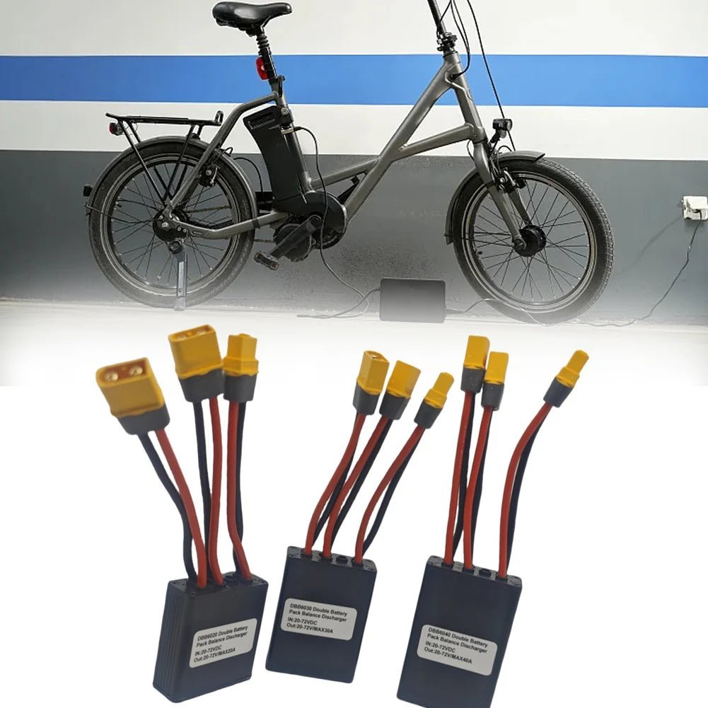 E - Bike Dual Battery Switch Balancer – 20A/30A/40A Discharge Converter for 24V–72V Systems - All Service