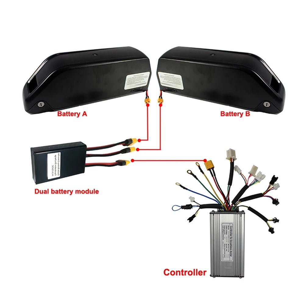 E - Bike Dual Battery Switch Balancer – 20A/30A/40A Discharge Converter for 24V–72V Systems - All Service