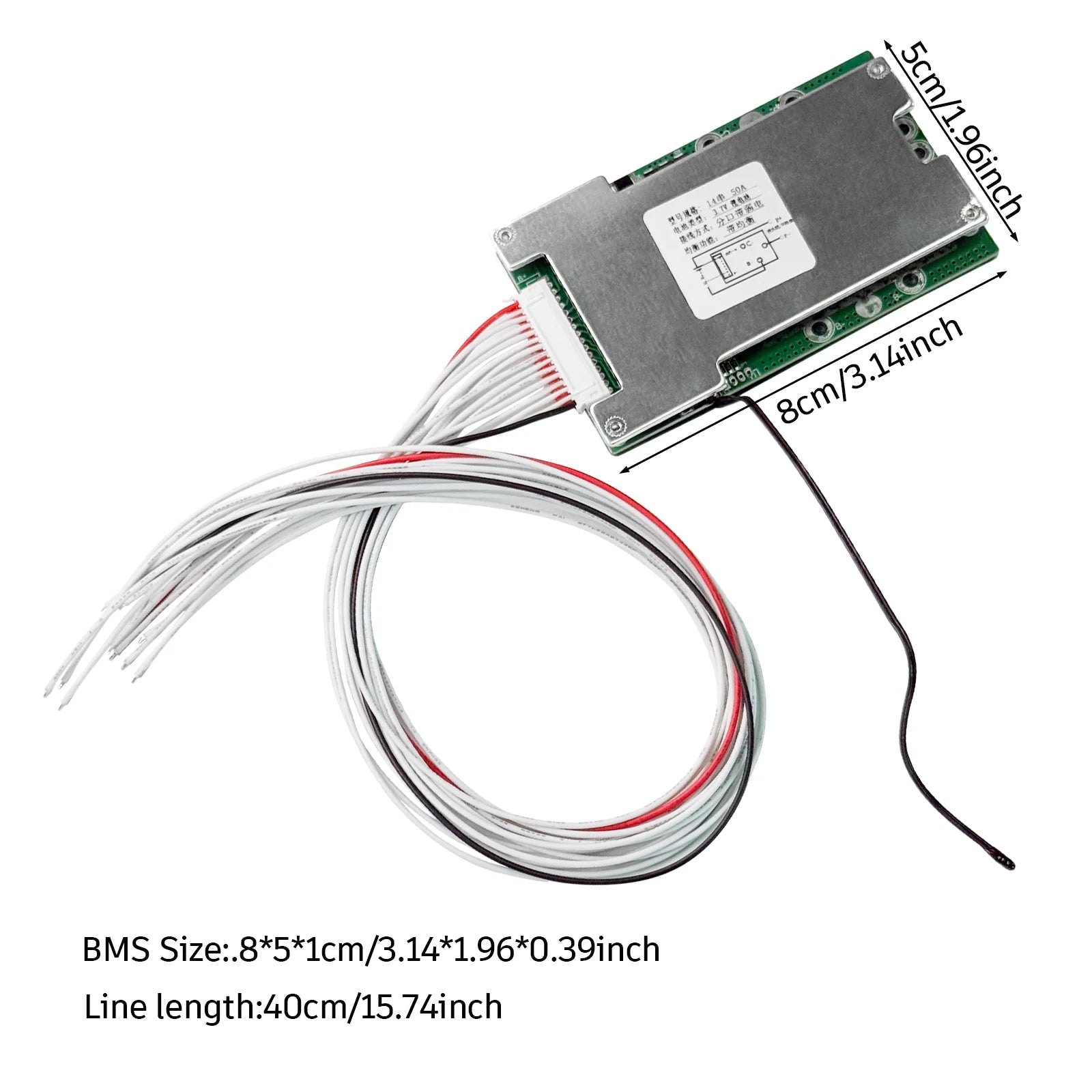 E - Bike & Scooter Battery BMS Protection Board – 36V/48V/52V 10S/13S/14S with 25A to 50A Options - All Service