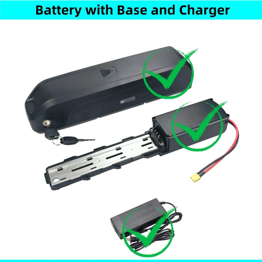Finbike EB3 26" Replacement E - Bike Battery – 36V/48V Li - Ion, Multiple Capacity Options - All Service