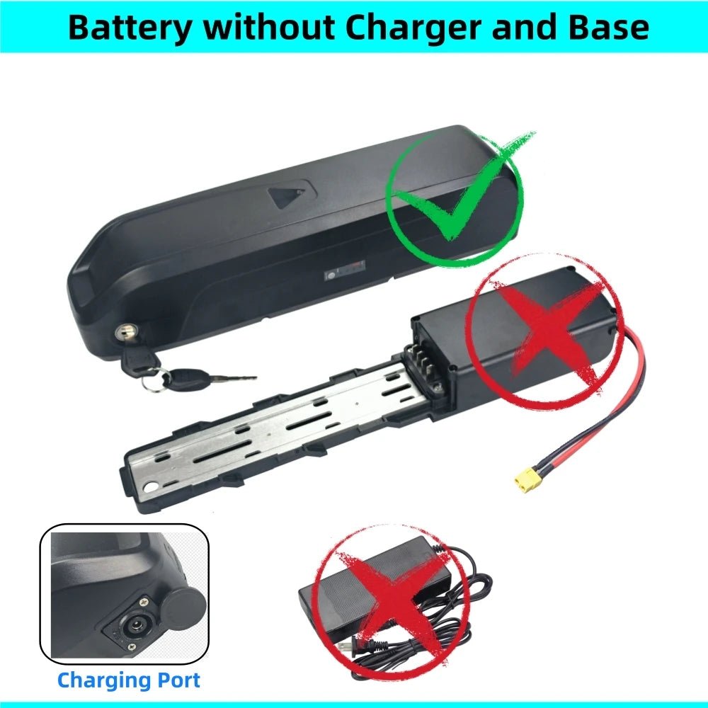 Finbike EB3 26" Replacement E - Bike Battery – 36V/48V Li - Ion, Multiple Capacity Options - All Service