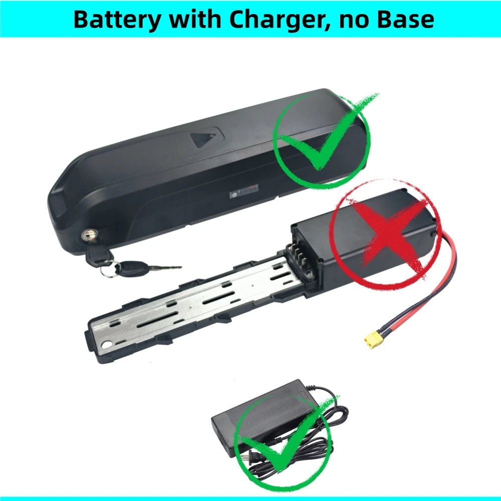 Finbike EB3 26" Replacement E - Bike Battery – 36V/48V Li - Ion, Multiple Capacity Options - All Service
