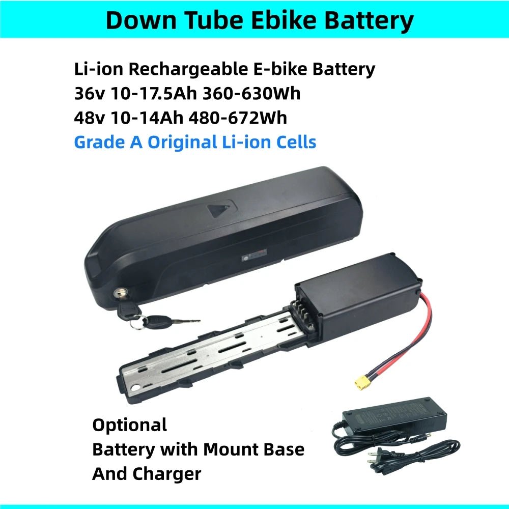 Finbike EB3 26" Replacement E - Bike Battery – 36V/48V Li - Ion, Multiple Capacity Options - All Service