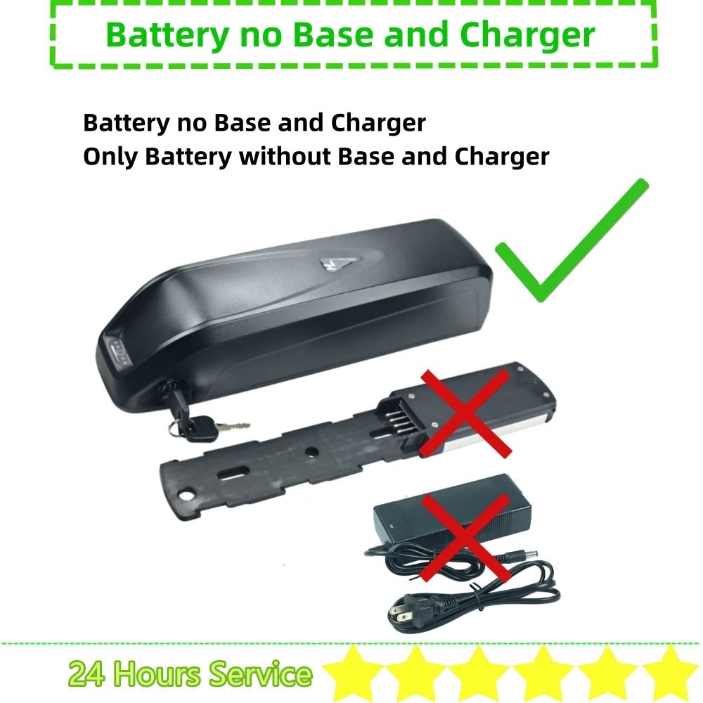 Hailong E - Bike Battery 36V/48V – Compatible with Eleglide M1 Plus, Lifebike, Ecotric & More - All Service