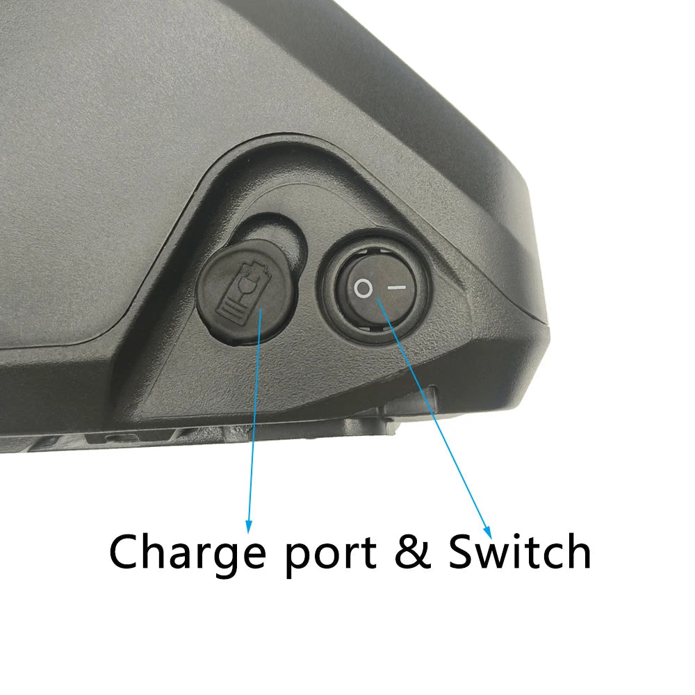 Reention DP - 5 Polly E - Bike Battery – 36V/48V 10.4Ah to 17.5Ah Down Tube Pack for Fat Tire E - Bikes - All Service