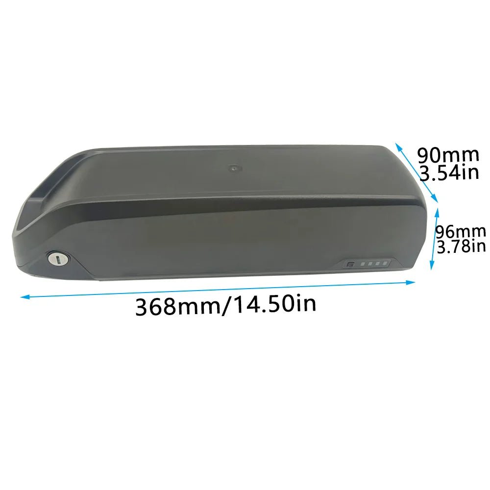 Reention DP - 5 Polly E - Bike Battery – 36V/48V 10.4Ah to 17.5Ah Down Tube Pack for Fat Tire E - Bikes - All Service